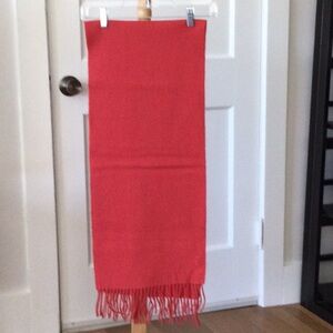 Susan Bristol Red Fringe Scarf